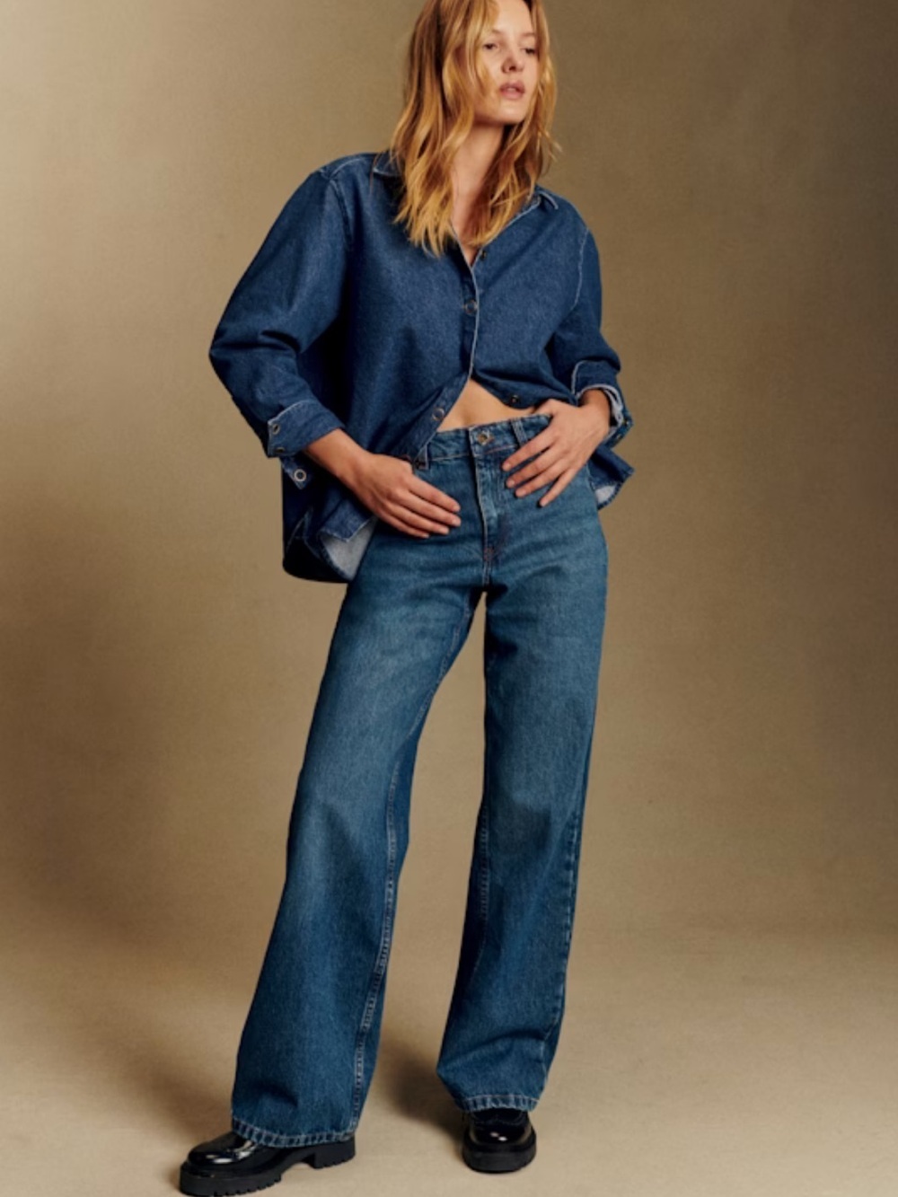Sezane The Wide Leg Jeans NWT